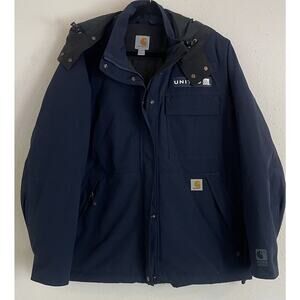 Carhartt Storm Defender Blue Rain Jacket Men’s Size XL